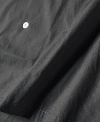 Classic Panama Open Collar Shirt - Dark Gray