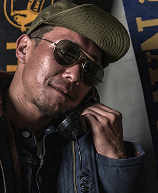 WWII USAAF Type A-3 Cap - Olive