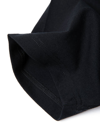 9 oz Cotton Tubular T-Shirt - Black